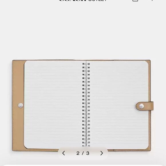 Coach Notebook With Lemon Print - Picture 4 of 4